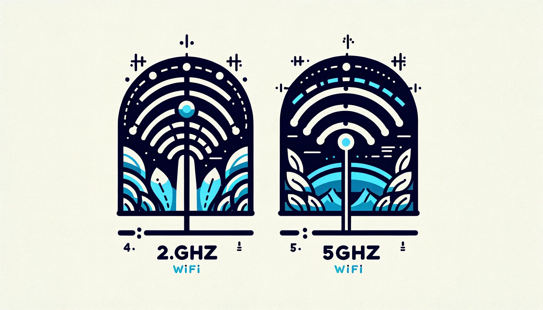 無線LAN（WiFi）の2.4GHzと5GHzの違いと改善方法は？