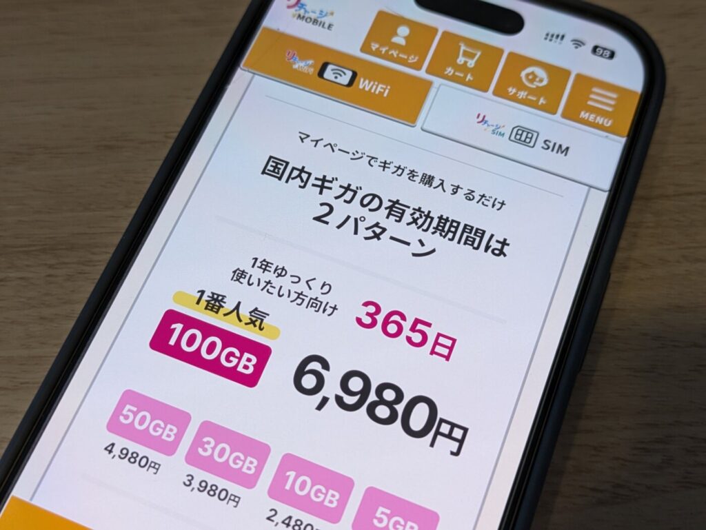 ポケットWIFI 毎月100ギガ使い放題 4万円/年 取引は家で待つだけ